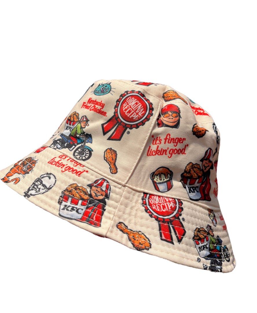 KFC x Ujang Bucket Hat Limited Edition Topi, Men's Fashion, Watches