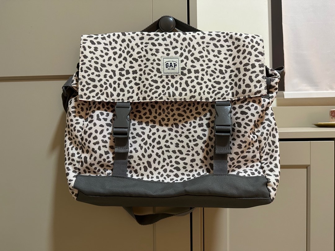 Gap leopard backpack discount