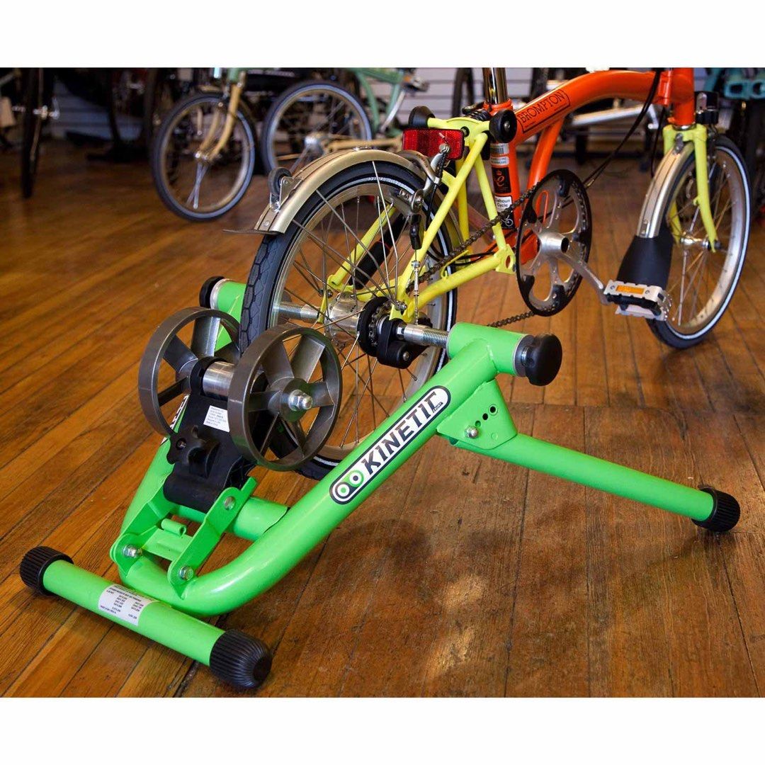 Kinetics trainer with small wheel brompton