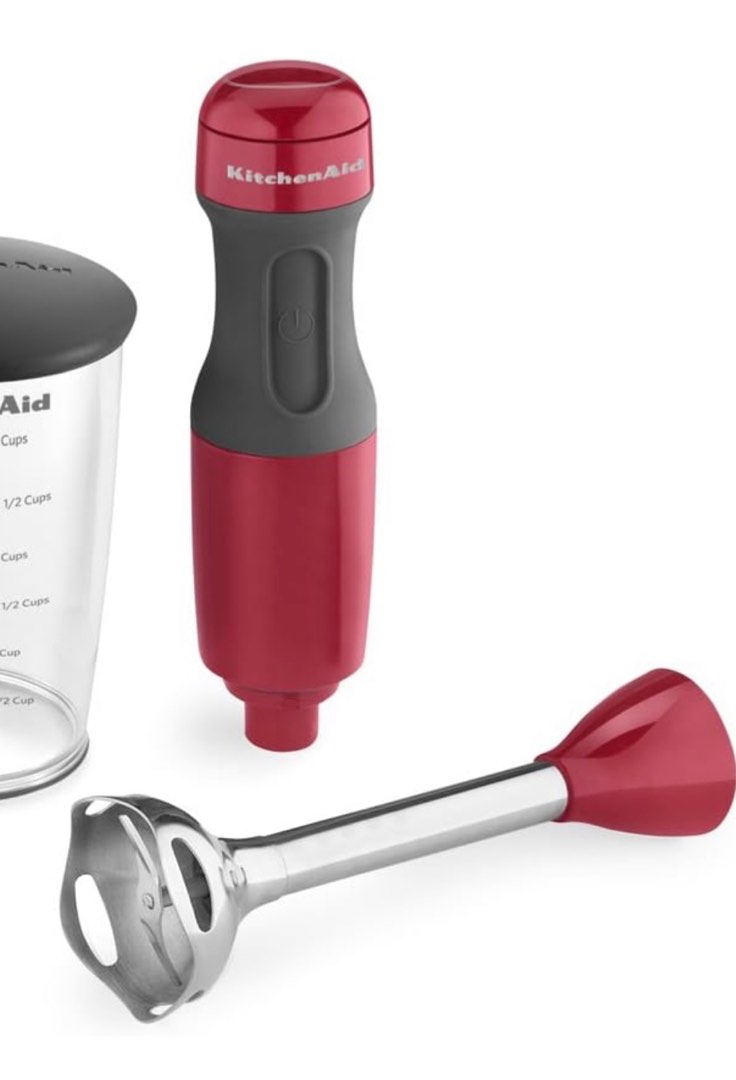 KitchenAid KHB1231 2Speed Hand Blender, Empire Red, TV & Home
