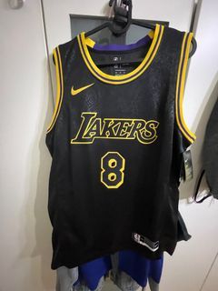 Men's Los Angeles Lakers 8 Kobe Bryant Nike Black Authentic Jersey – City  Edition