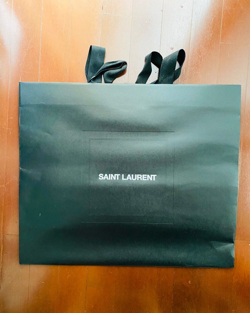 Saint laurent hotsell paper bag