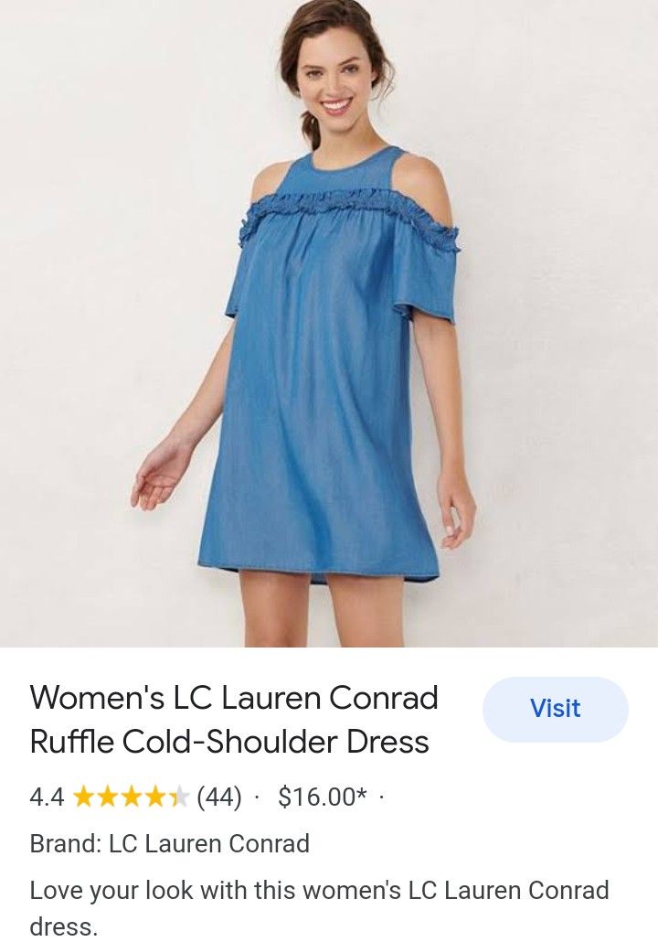 Lauren conrad cold best sale shoulder dress