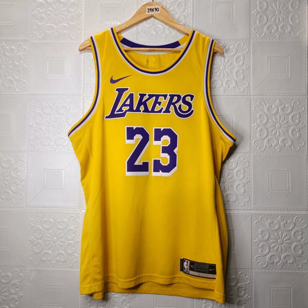 Nike x lakers x lebron jersey, Men's Fashion, Activewear on Carousell