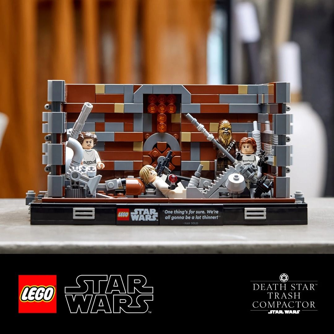 Luke and leia on sale lego set