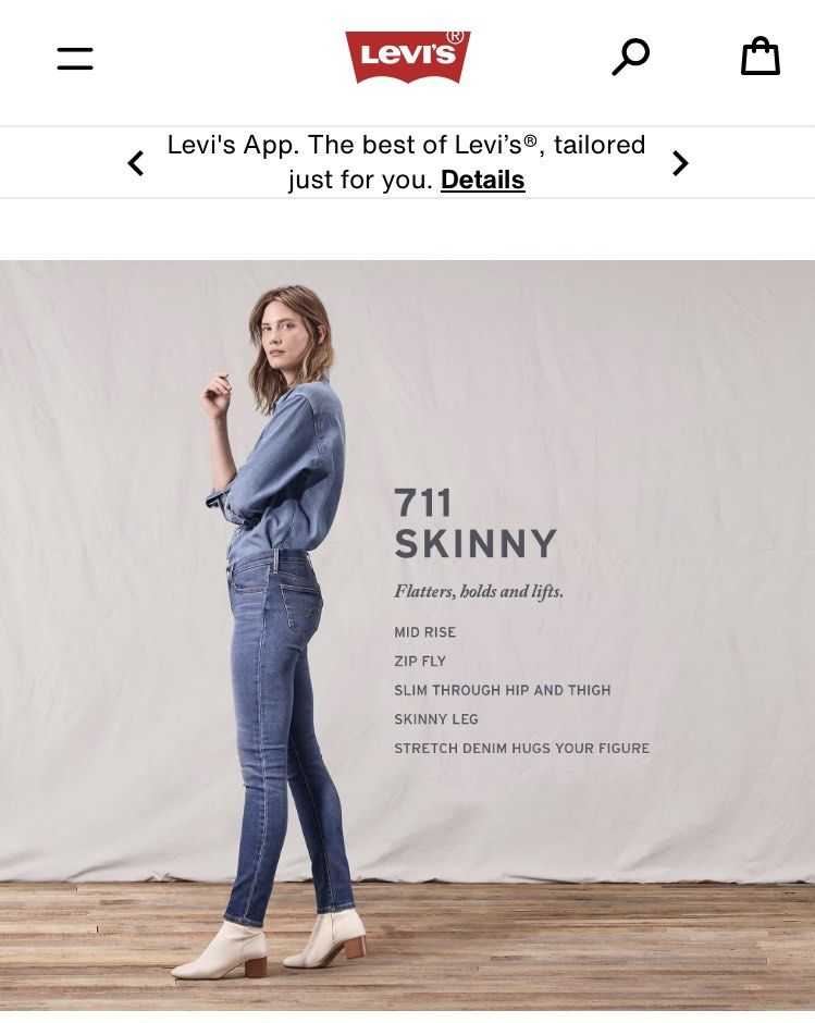 711 skinny mid rise slim through hip and thigh outlet