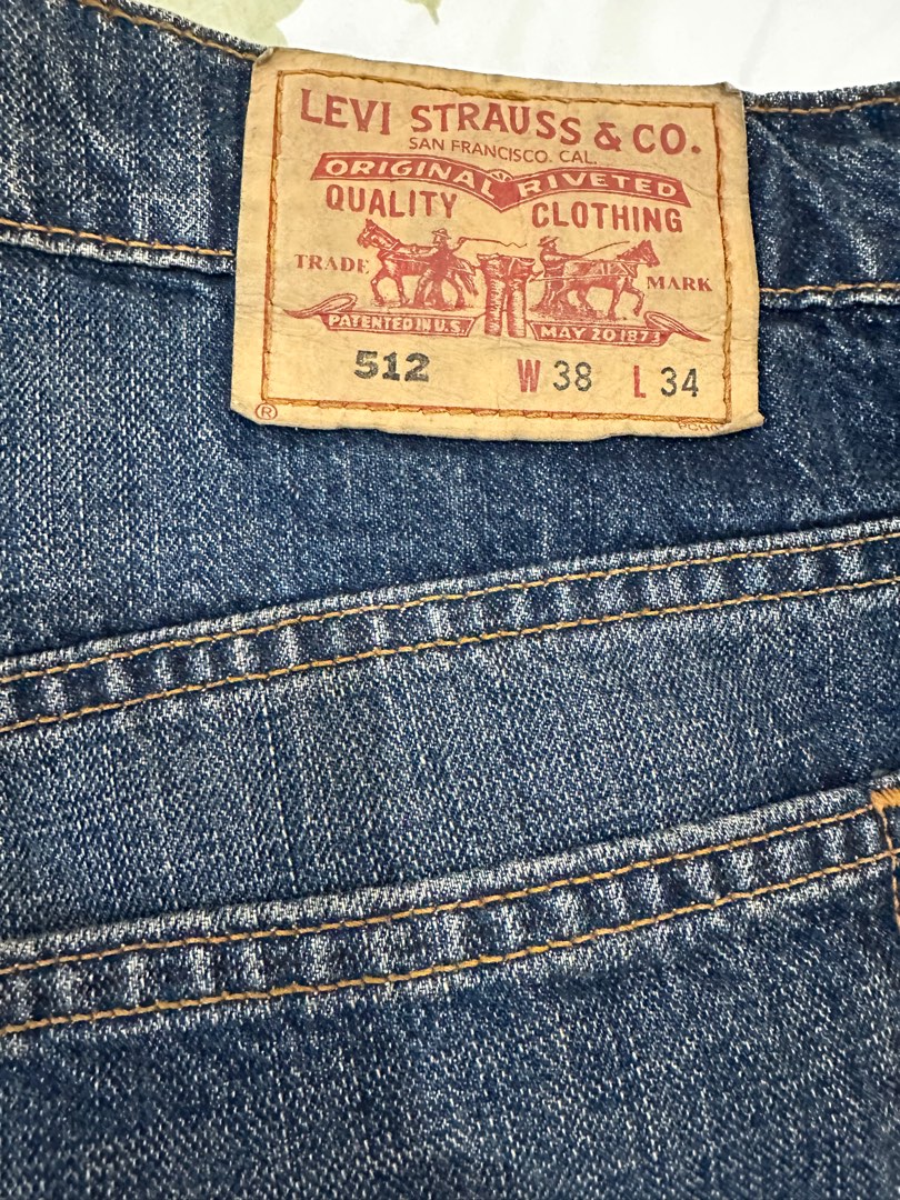 Levis size 38 hot sale