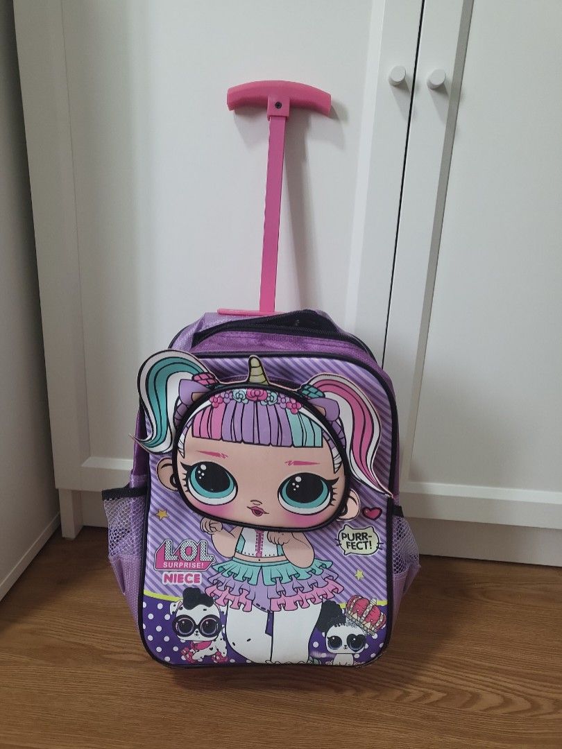 LOL school trolley bag Babies Kids Going Out Diaper Bags Wetbags on Carousell