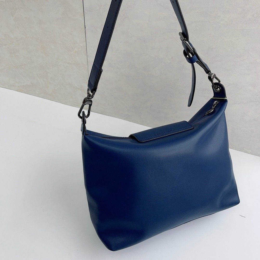 Longchamp Thistle Blue Le Pliage Tote