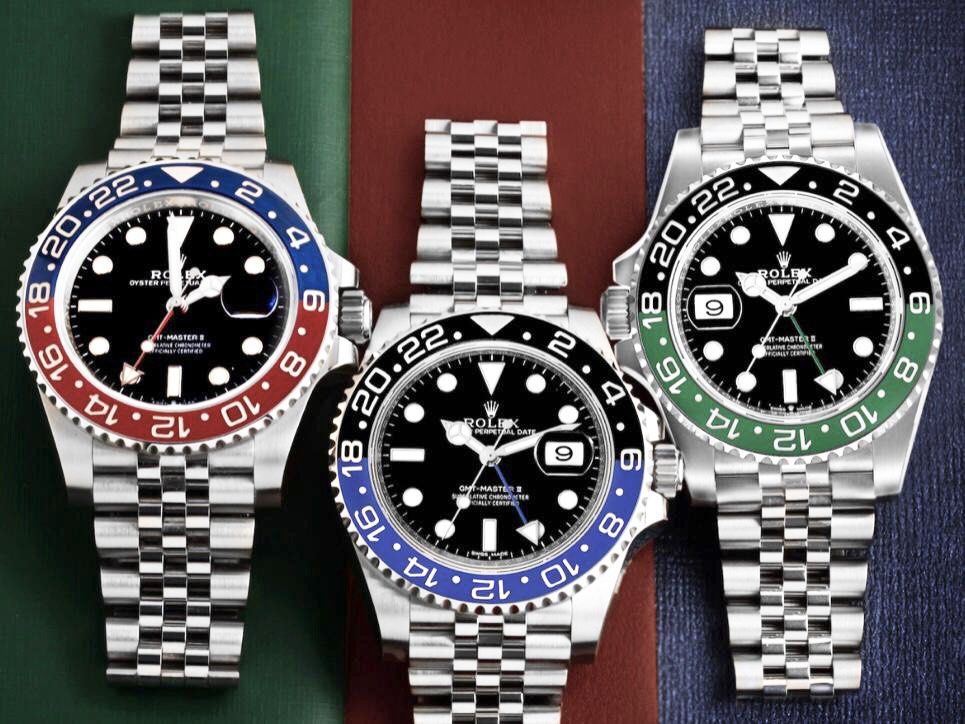 Gmt master hotsell 2 stainless steel