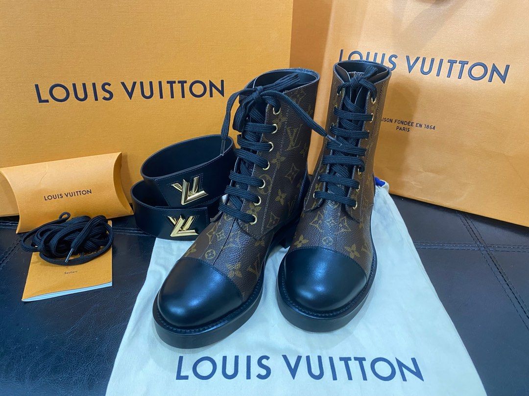 Louis Vuitton Wonderland Boots (Category: Sneakers & Footwear) located in Las Pinas. Submitted by abluxebrands (Listing ID 1258918455, Image 3). Description: Louis Vuitton Wonderland Boots Size 36 Comes complete Never worn .