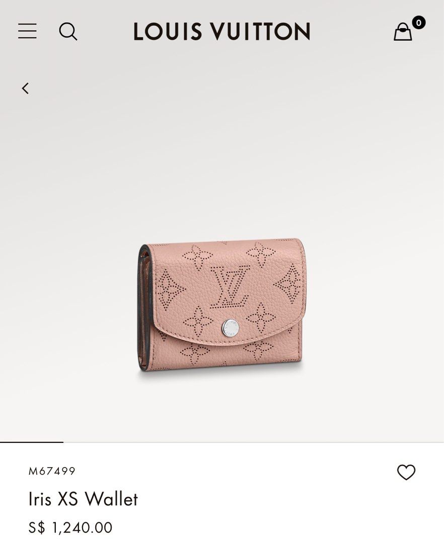 Louis Vuitton Iris Xs Wallet, Pink