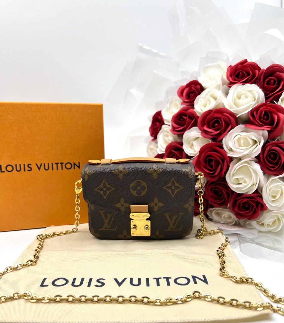 Used Louis Vuitton Micro Metis Monogram Canvas Bag