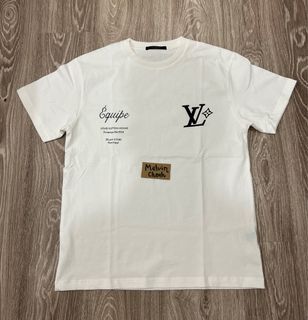 Louis Vuitton 23SS Staff Uniform Letter Short Sleeve T Shirt Black 7 11 