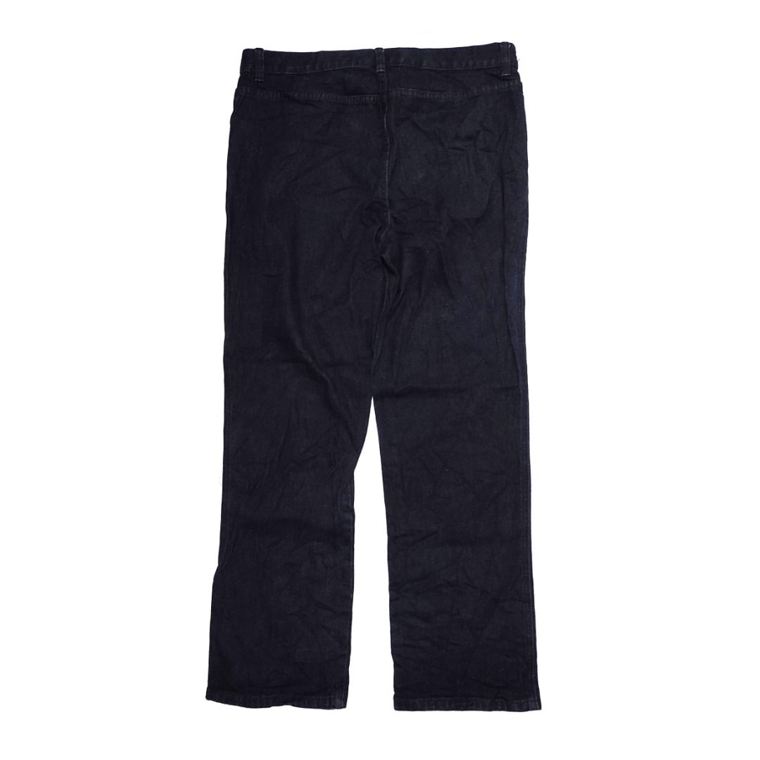 Buy the LRL Lauren Jeans Co. Ralph Lauren Women's Black Corduroy Pants Size  16