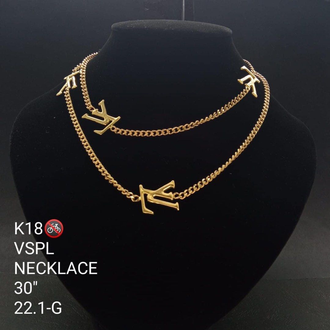 18K LOUIS VUITTON NECKLACE, Women's Fashion, Jewelry & Organizers, Necklaces  on Carousell