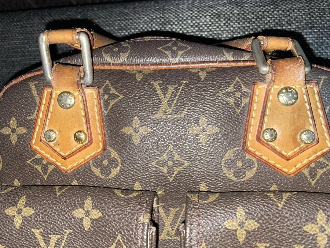 LOUIS VUITTON Manhattan PM Used HandBag Monogram Canvas M40026 #BL91