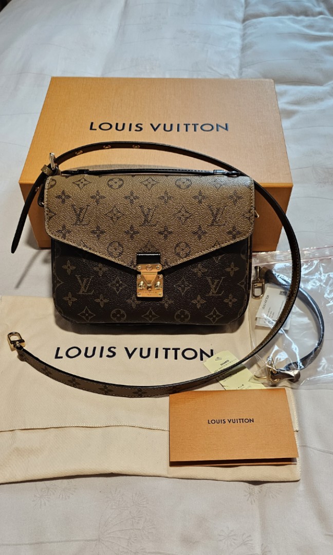 LV Pochette Metis Empreinte Noir, Luxury, Bags & Wallets on Carousell