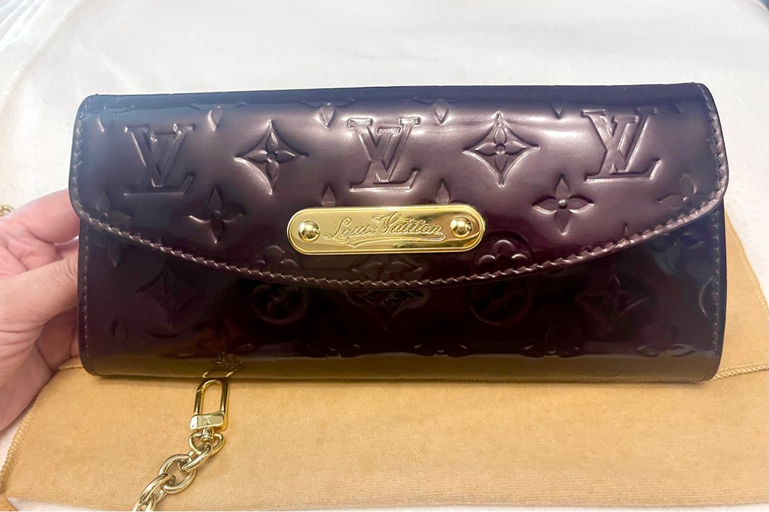 Louis Vuitton Amarante Monogram Vernis Sunset Boulevard Clutch Bag Louis  Vuitton | The Luxury Closet