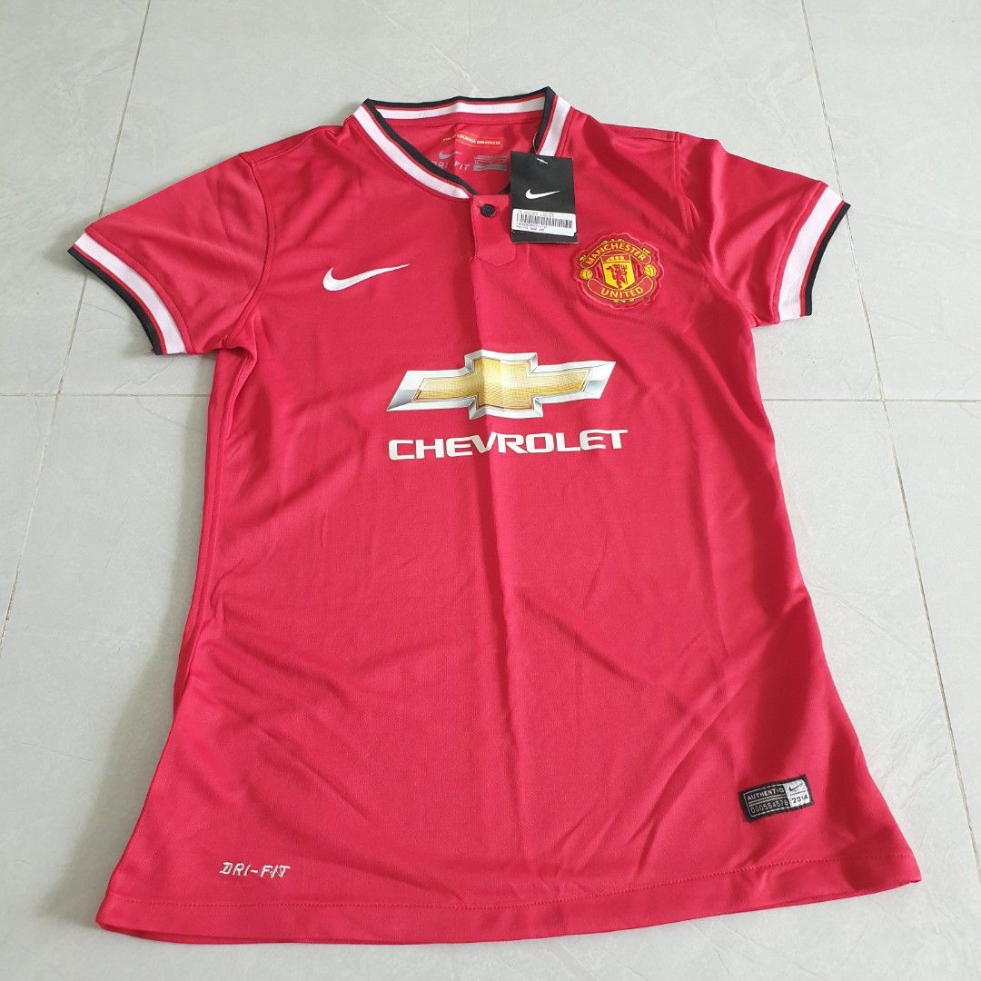 Manchester United Jersey by Nike Chevrolet Dri Fit dri fit