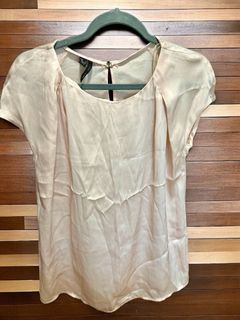 Mango Silk Top