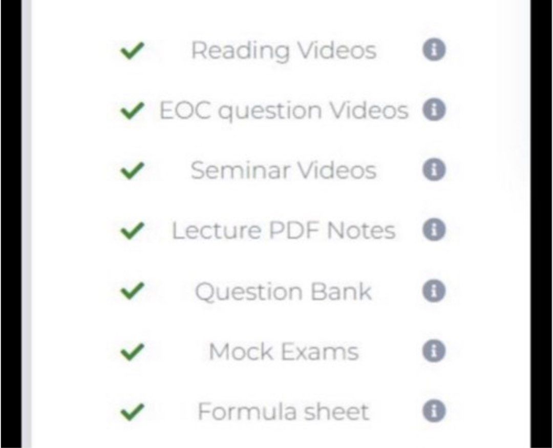 Mark meldrum cfa level 1 2024 videos everything else on carousell