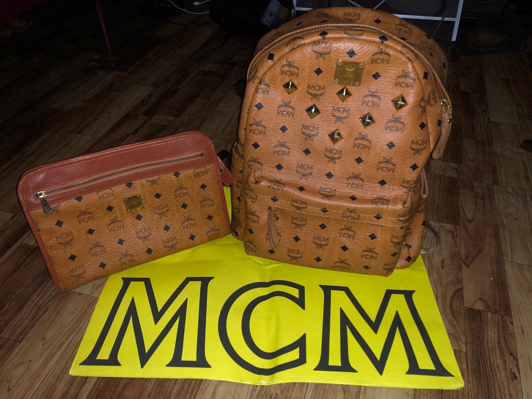 Fake mcm cheap bookbag
