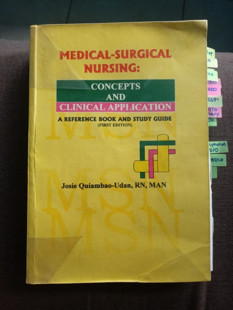 medical surgical by udan (Category: Textbooks) located in Valladolid. Submitted by CaryL (Listing ID 1258903353, Image 1). Description: selling my nursing book by udan shipping fee shouldered by buyer.