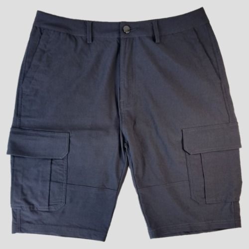 Mens elastic waist shorts with belt loops on sale