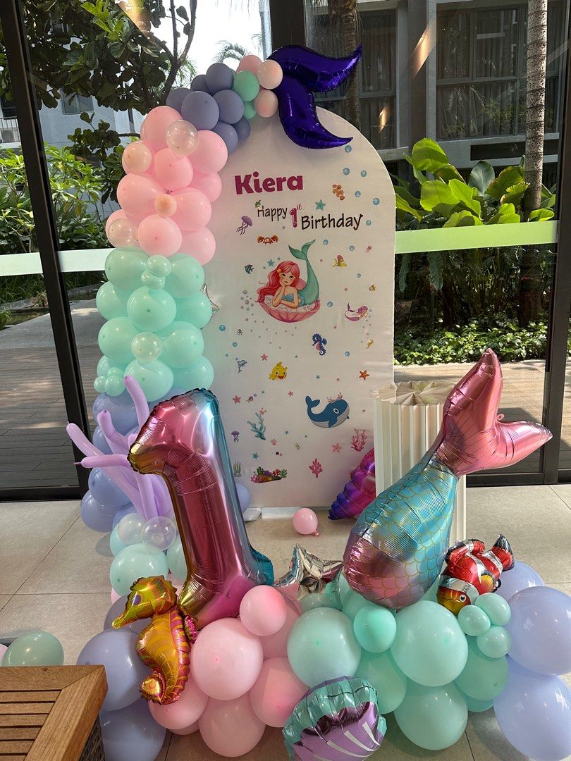 Mermaid deals balloon arch