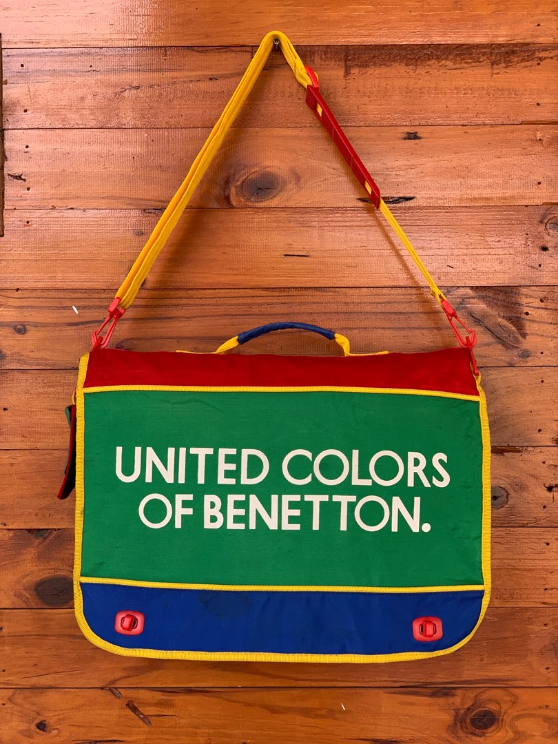 Buy United Colors Of Benetton White & Navy Colourblocked Shoulder Bag With  Pouch - Handbags for Women 7278002 | Myntra
