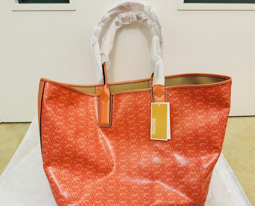 Michael kors jodie large logo jacquard tote bag Clearance