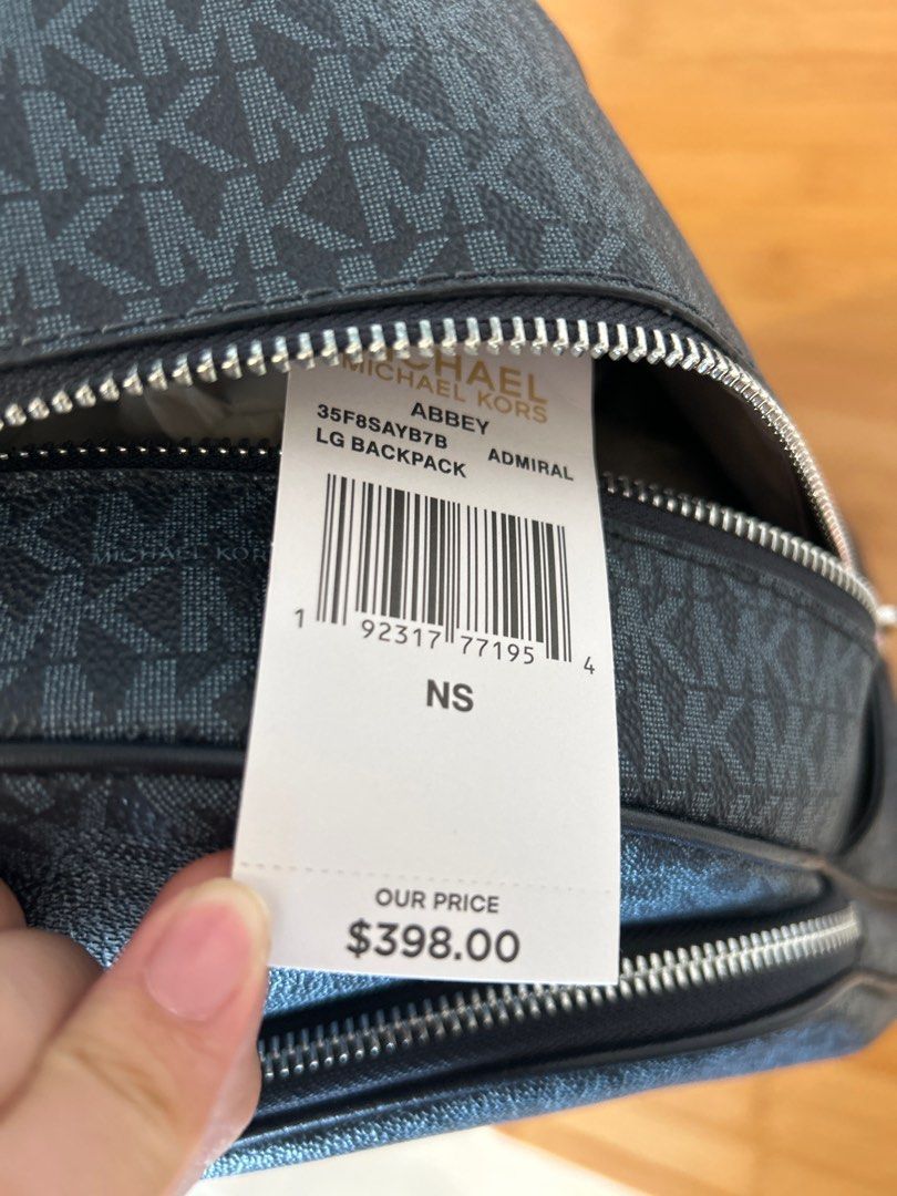 Michael Kors Navy Admiral Backpack L Luxury Bags Wallets on