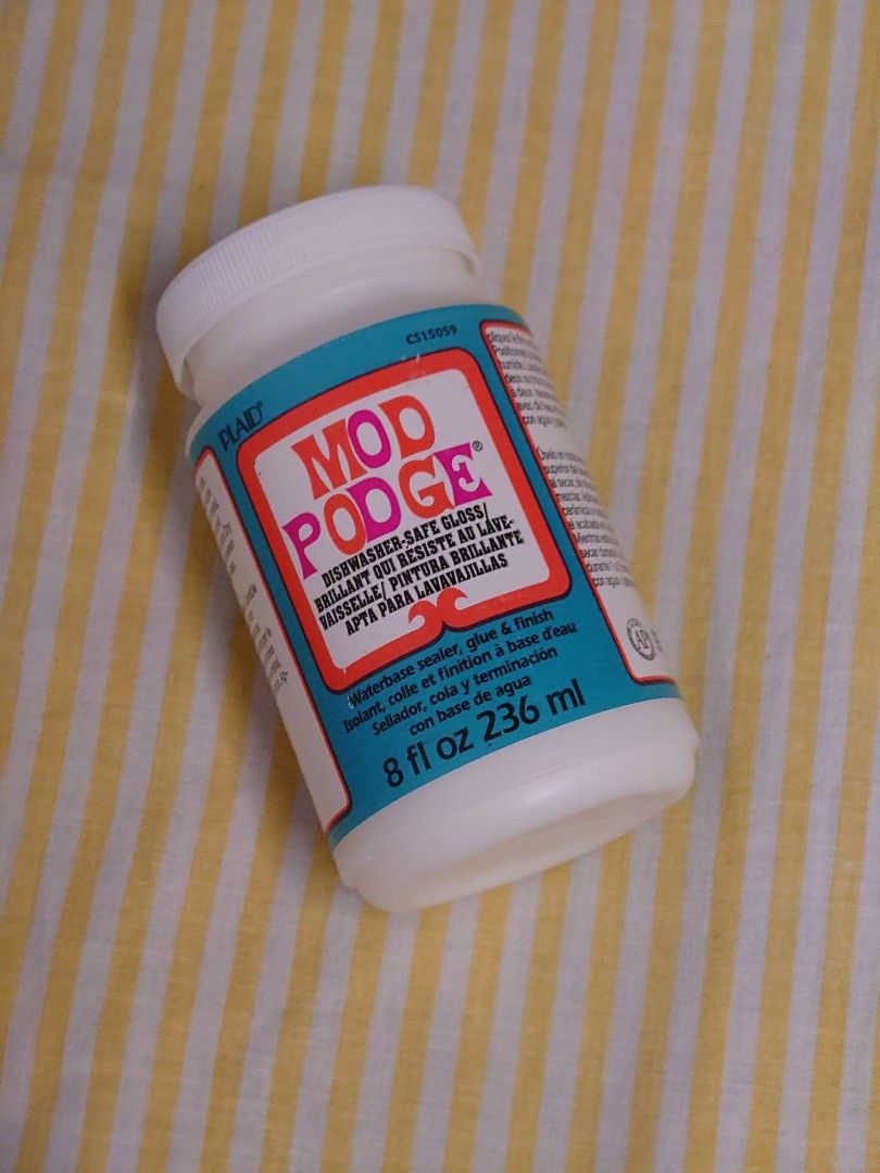 Mod podge dishwasher safe gloss 236ml, Hobbies & Toys, Stationery & Craft,  Craft Supplies & Tools on Carousell