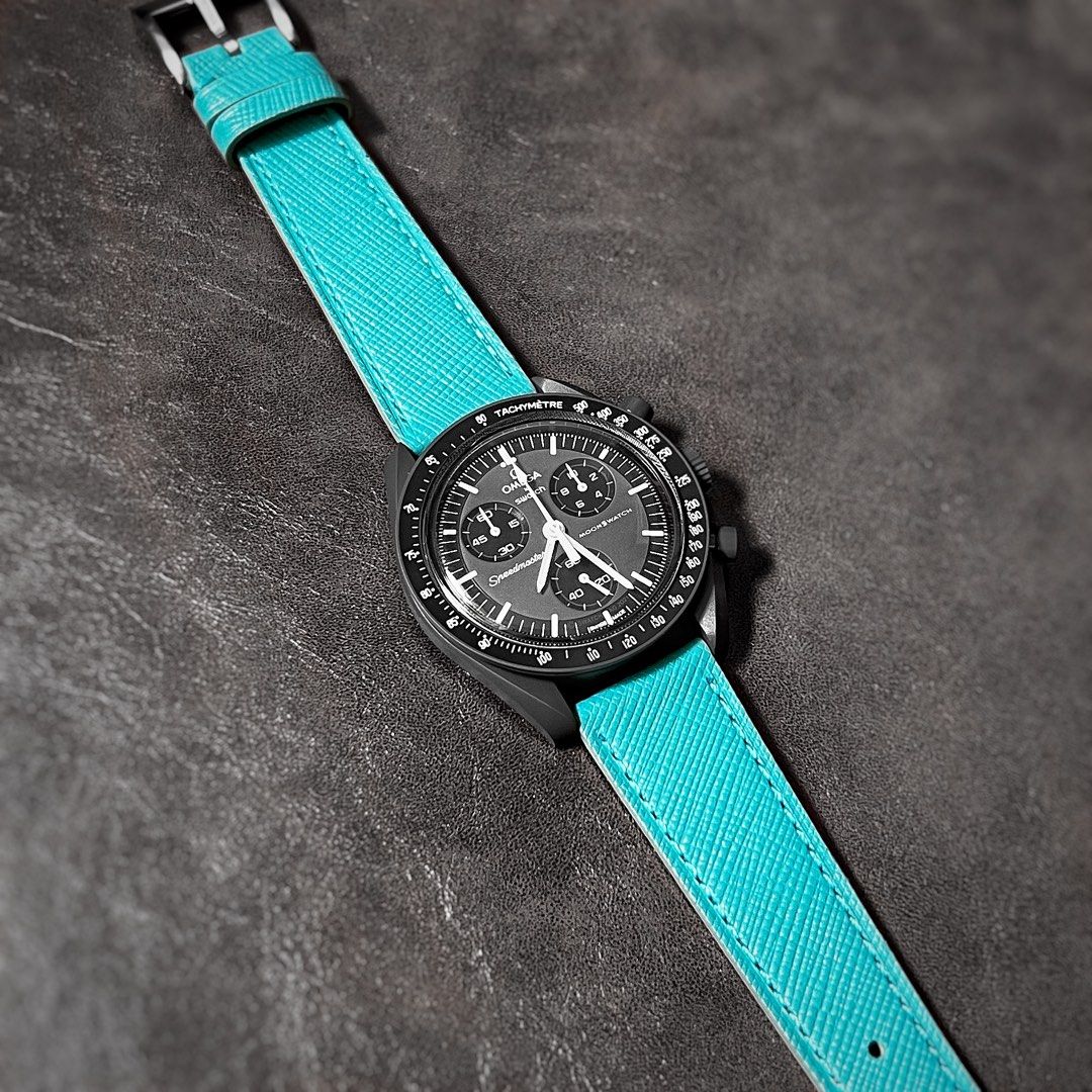 MoonSwatch Mercury Omega Premium Leather Straps (Category: Luxury Watches) located in Manila. Submitted by frewx (Listing ID 1259025155, Image 1). Description: Free Shipping Nationwide (2-7days via J&T) Same day delivery within Metro Manila, Cavite and selected Laguna areas via Lalamove (buyer’s expense) Leather Straps ₱2,250 Quick Release Spring bar equipped Watch straps made with Genuine Cowhide Top-Grain Leather -Hand stitched -Satin Brushed f