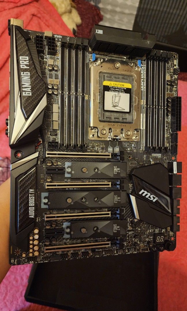 X399 gaming pro carbon ac top