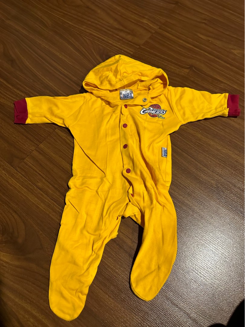 NBA Cavaliers Lebron James Pajamas Bodysuit with Hood, Babies & Kids