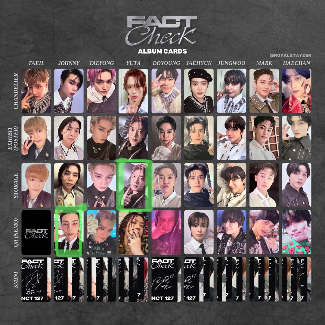 NCT127 Fact Check D2C テヨン トレカ