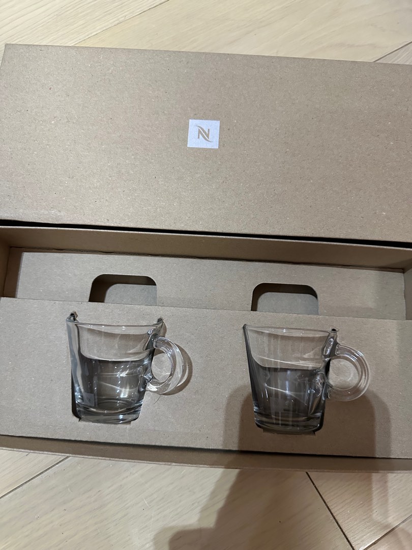 Nespresso espresso cups x2, 傢俬＆家居, 廚具和餐具, 茶具配件 Carousell