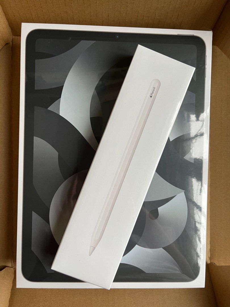 New 全新未開封10.9 吋iPad Air 5 Wi-Fi 64GB - 太空灰連一年保養保養