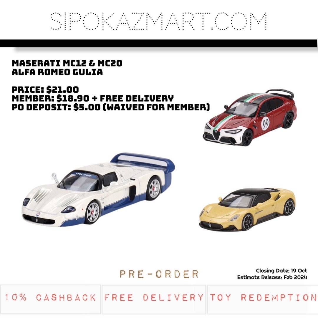 Mini maserati toy on sale