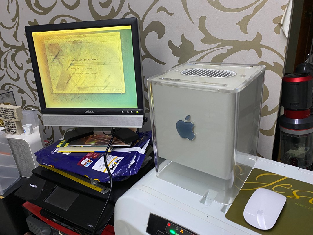 Vintage Apple PowerMac G4 Cube (Newly formatted), Computers & Tech ...