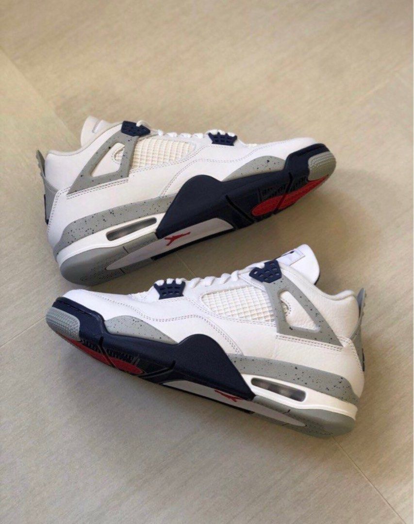 Nike air jordan 4 midnight navy is 10 12 eur 44 46 4代全新品, 男裝