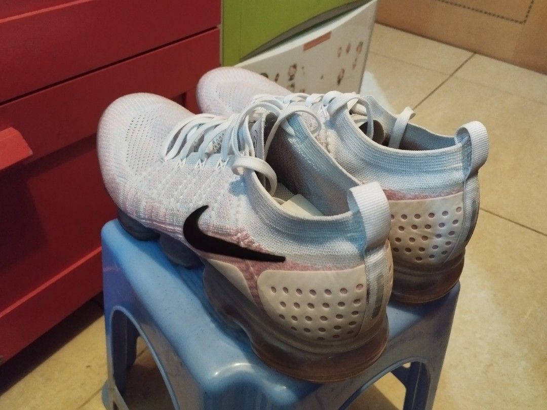 Nike air vapormax flyknit 2 best sale white black hydrogen & pink