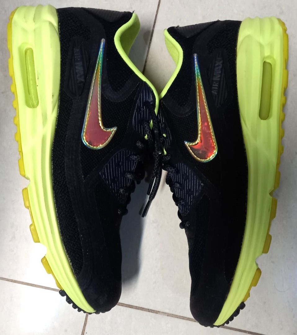 Nike AirMax Lunarlon Limited Edition Neon Men s Fashion