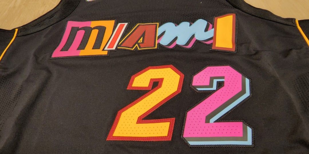 Nike Jimmy Butler Miami Heat Vice City Swingman Jersey. Size 52XL