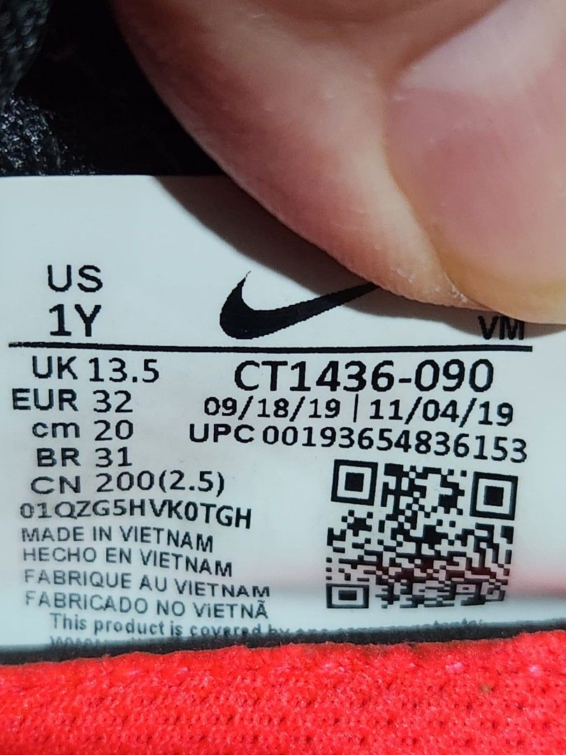 Nike infant shoe size top