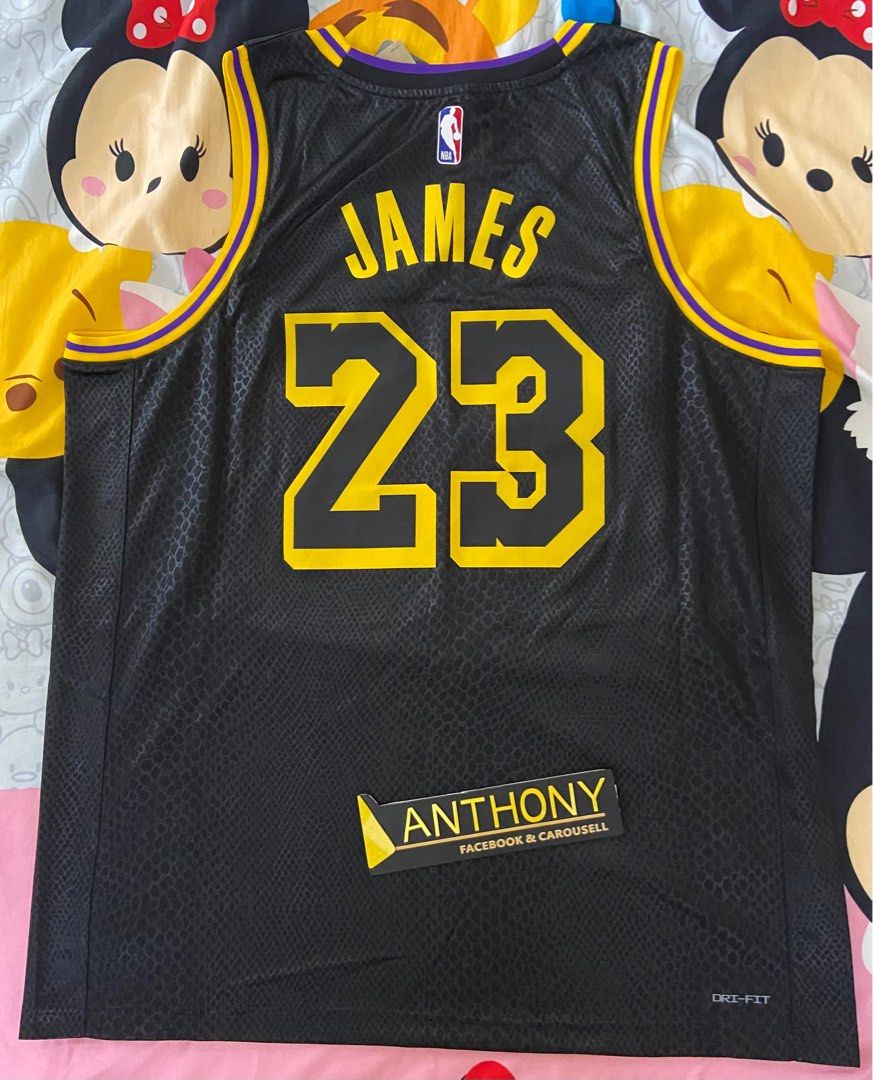 Lakers Edition Jersey Black Mamba #23 LeBron James