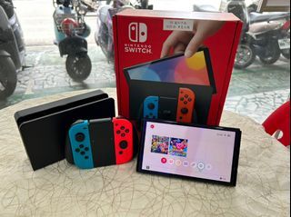 【艾爾巴二手】Nintendo Switch OLED版 HEG-001 藍紅#二手遊戲機#勝利店26674
