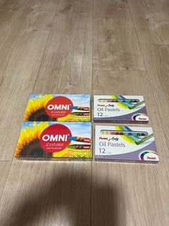OMNI and Pentel Oil Pastels Crayons